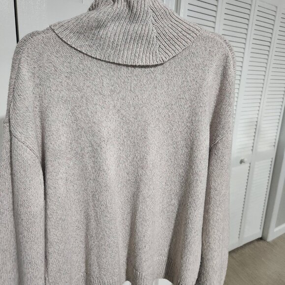 Mud Pie Turtleneck Sweater – Size Medium – Balloon Sleeves - Picture 7 of 7